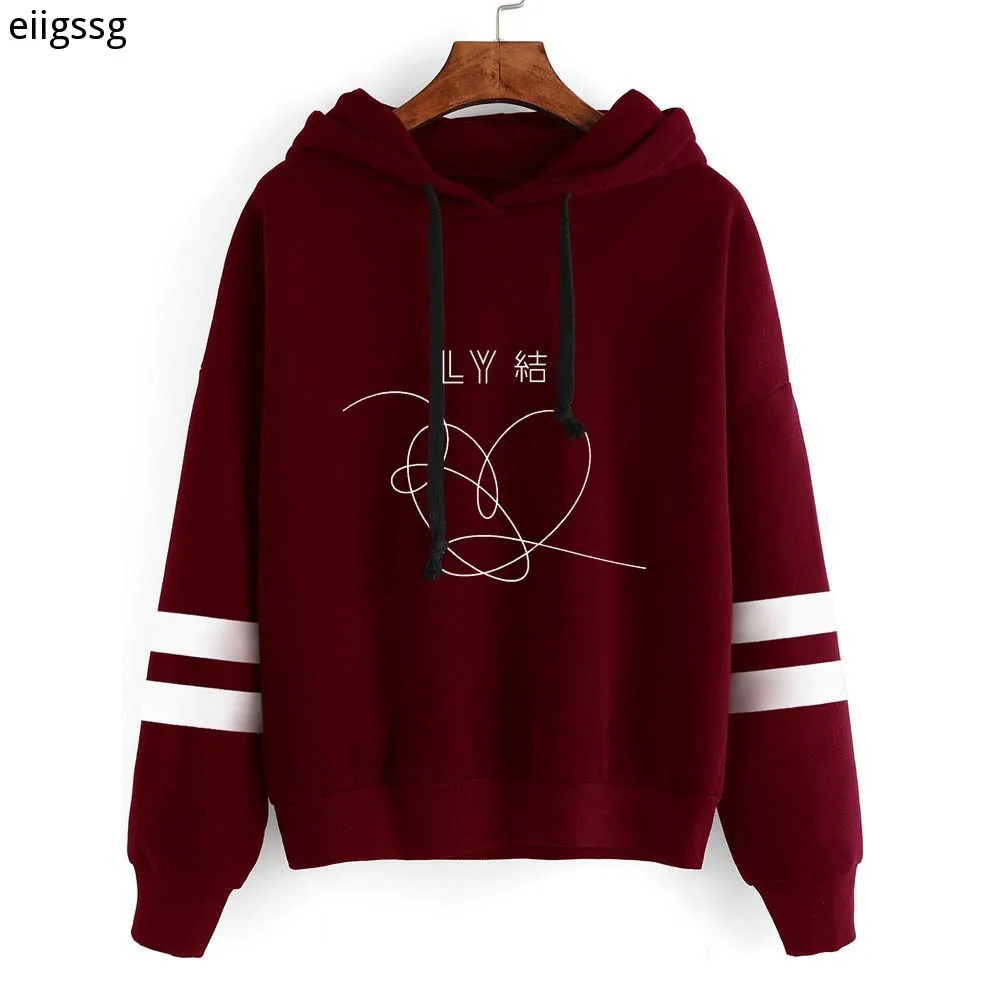 

Lnspired Bts Love yourself Knot The New Album Related Plus Velvet Hooded Hoodie Men's And Women's Tops