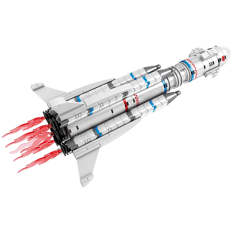 

322pcs DIY City Astronaut Carrier Launch Vehicle Building Blocks for The Earth Rocket Bricks Gifts Toys for Boys