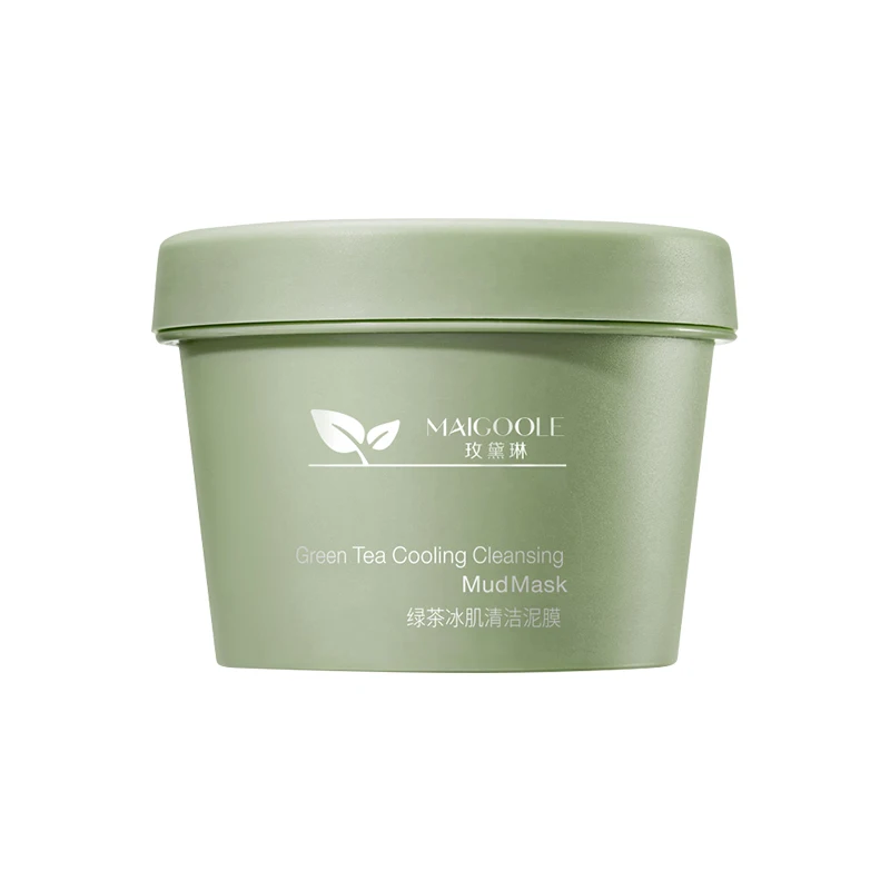 

Green Tea Ice Muscle Mud Mask Moisturizing Smear Mask Clean Oil Control Mud Mask Remove Blackheads Shrink Pores Face Mask