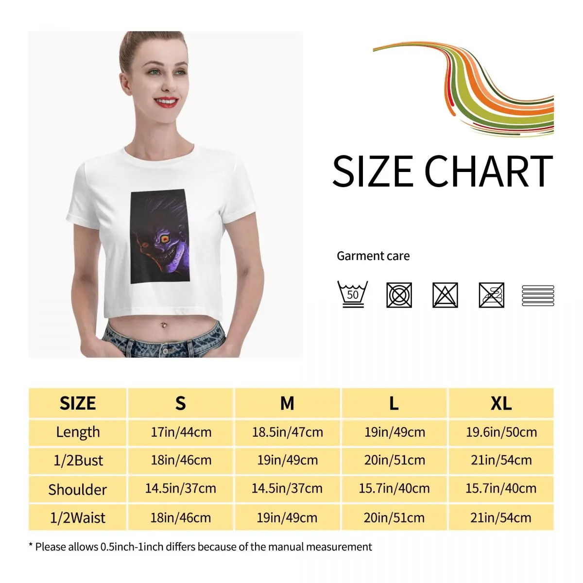 

Anime Fans Yagami Light 6 womans T-shirt fashion Short sleeveRound neck T-shirt