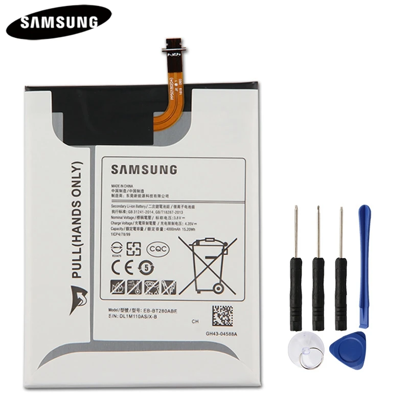 Оригинальный аккумулятор для планшета EB BT280ABE Samsung GALAXY Tab A 7 0 T280 T285 SM 4000 мАч