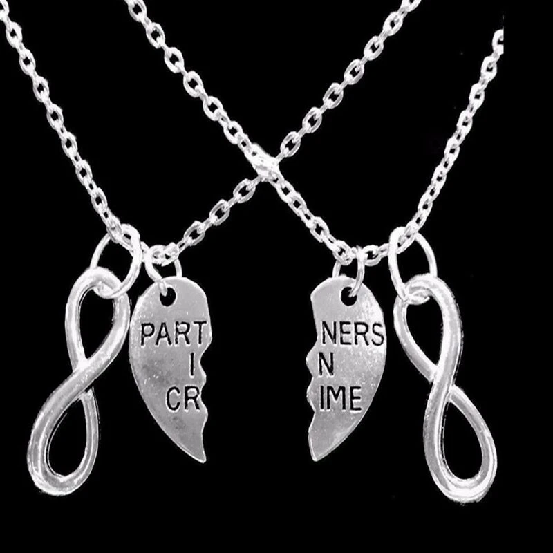 Женские винтажные ожерелья-наручники с изображением разбитых сердец ожерелья