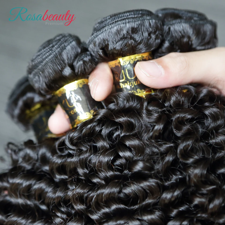 [Rosabeauty] OneCut волосы оптом глубокие кудрявые 8-30 32 дюймов H бразильские необработанные волосы натуральный цвет человеческие волосы ткачество 10 пучков предложение