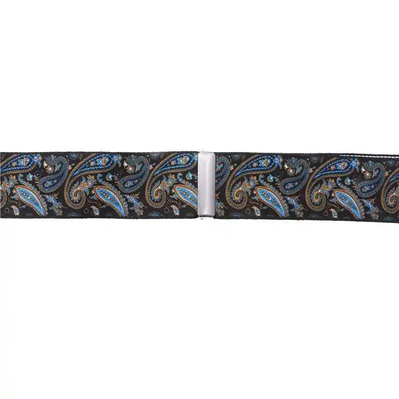 

Men's Suspenders 4 Clip Cashew Pattern Suspenders Personalized Groomsmen Man For Pants Mens Trouser Strap Fashion Adjustable