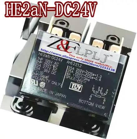 HE2aN-DC24V AHE2212 HE2AN -DC24V реле новое оригинальное 1 шт./лот | Электронные компоненты и