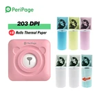 PeriPage миниатюрный портативный термопринтер для фотографий, беспроводной Bluetooth-стикер для этикеток, чековые принтеры, совместимые с Android iOS A6