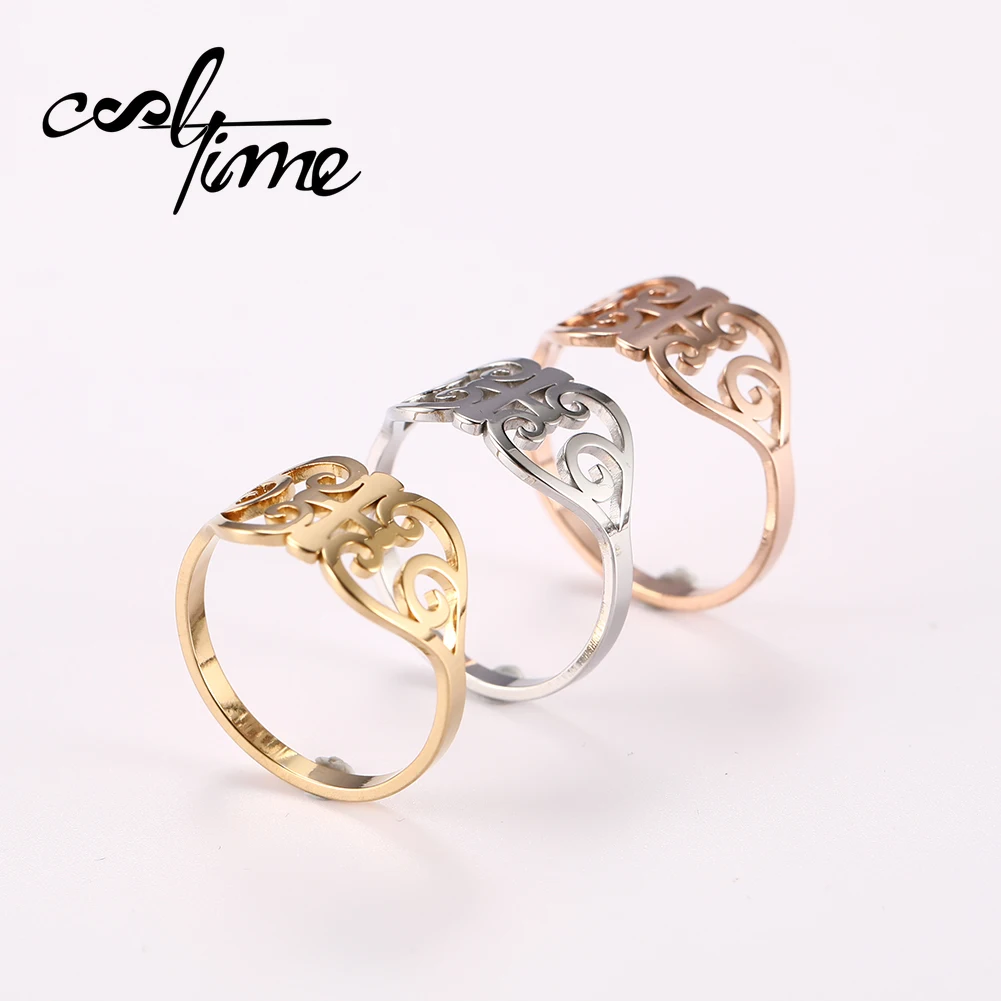 Супернатуральное кольцо Cooltime с крестом из нержавеющей стали серебряного цвета