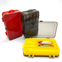 fishing lure tray double sided waterproof seal pp sun protection tackle storage box for fishing fishing lure tray