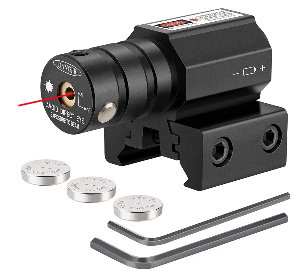 Красный лазерный прицел с креплением на планку Пикатинни для винтовки Glock 11 мм 20