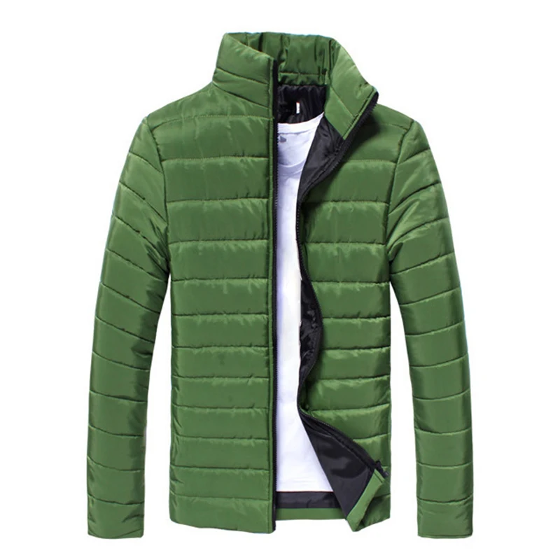 Мужская зимняя теплая куртка на утином пуху пуховое пальто верхняя одежда молнии