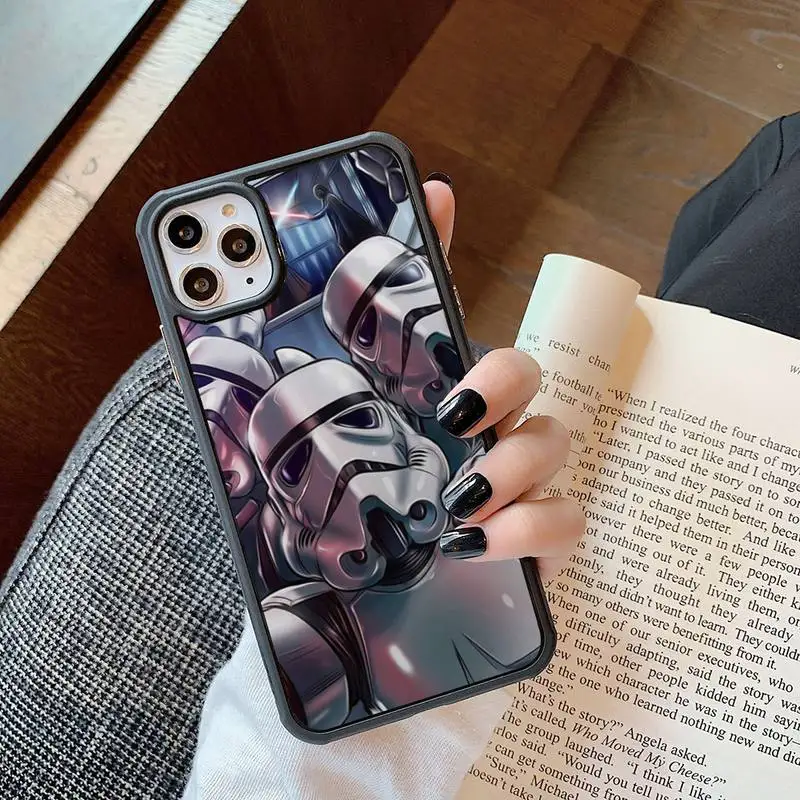 

Stars Wars Watercolor Phone Case For Iphone 6 6s 7 8 Plus X Xr 11 12 Mini Pro Max PC Cover Fundas Coque