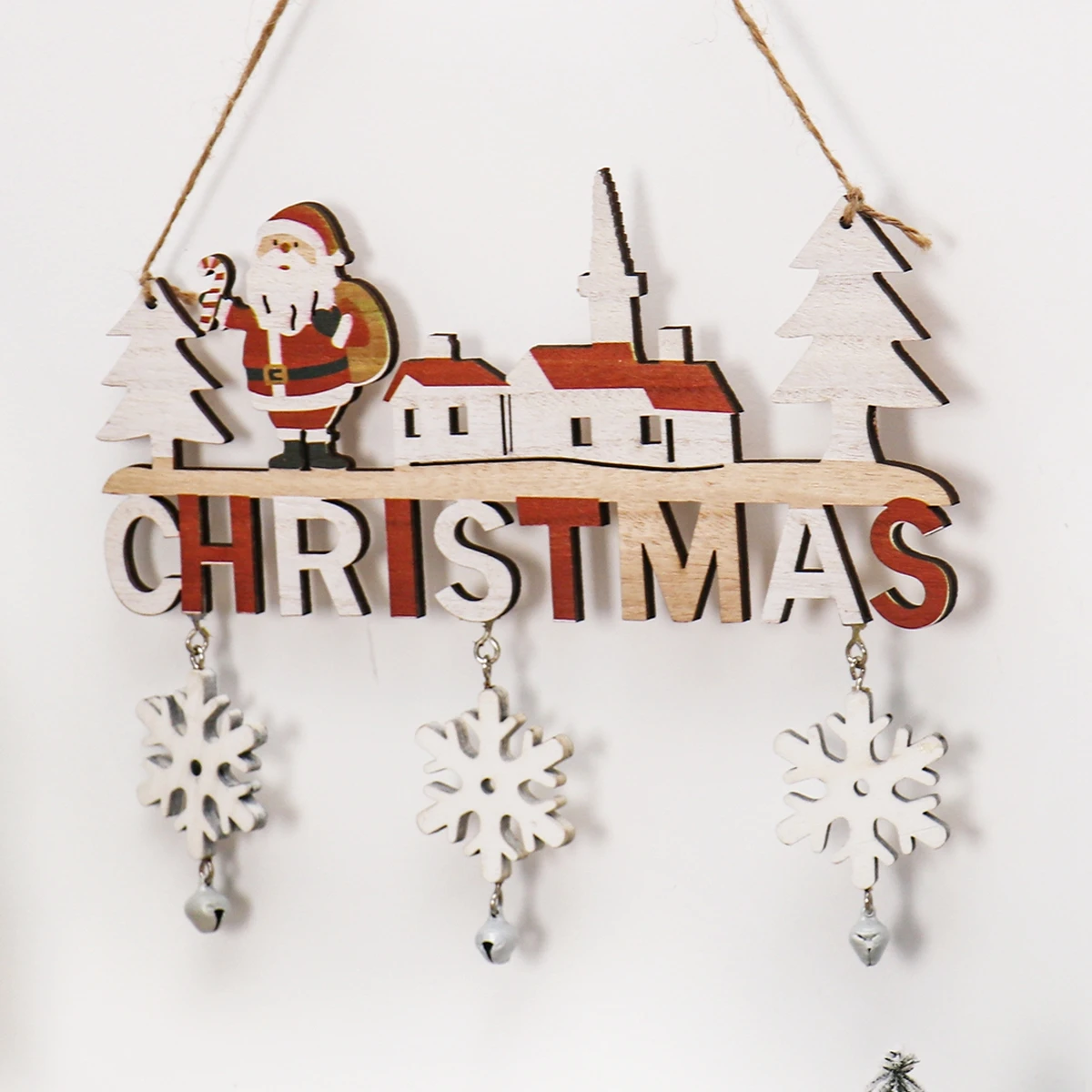 

Christmas Wooden Door Hanging Merry Christmas Decorations For Home 2021 Xmas Ornaments Navidad Noel Gifts Happy New Year 2022