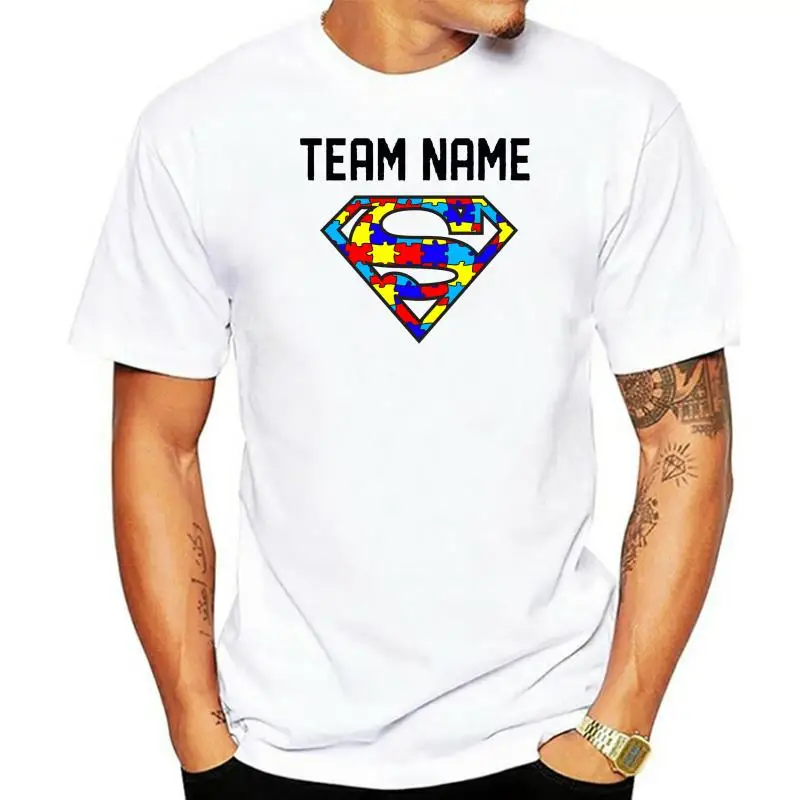 

Autism Shirt Awareness Superhero Custom Order T-Shirt TShirt Youth Womens Bulk