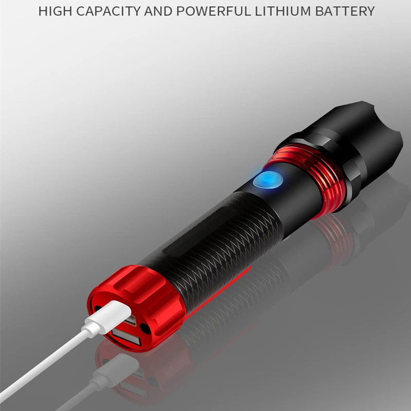 Multifunctional Portable Lighter Mobile Phone Charging Treasure Interesting Glare Flashlight Cigarette | Дом и сад