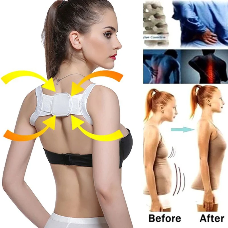 

Women Shoulders Corrector Posture Device Comfortable Back Support Braces Chest Belt Adult Invisible Anti-kyphosis Shapewear