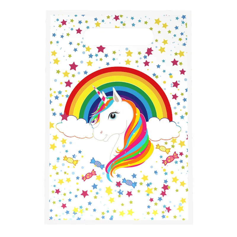 6 шт. Мультяшные подарочные пакеты с ручками для детей|Подарочные сумки и