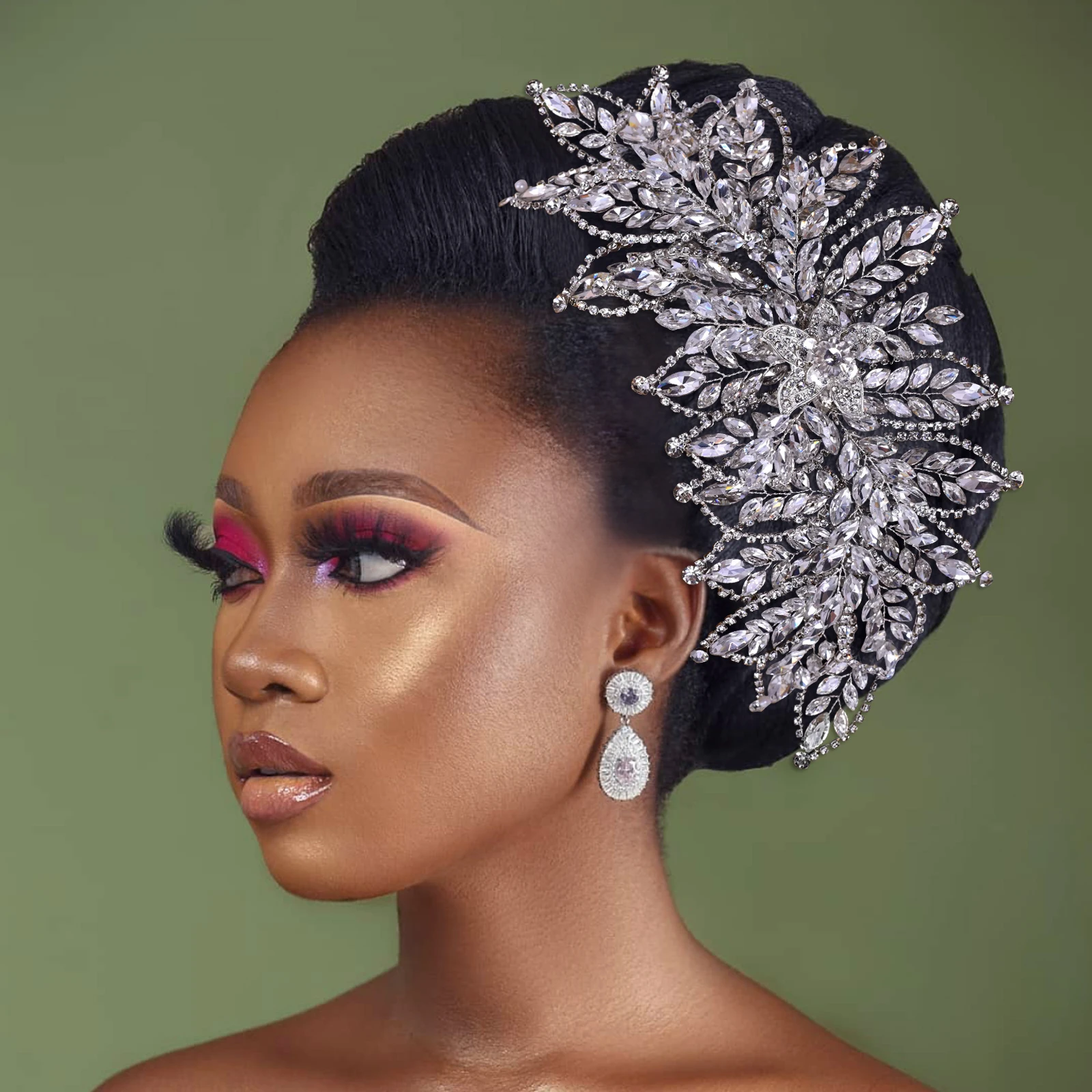 

Стразы женские украшения для волос свадебная тиара Корона Свадебные аксессуары для волос свадебные головные уборы Стразы повязка на голов...