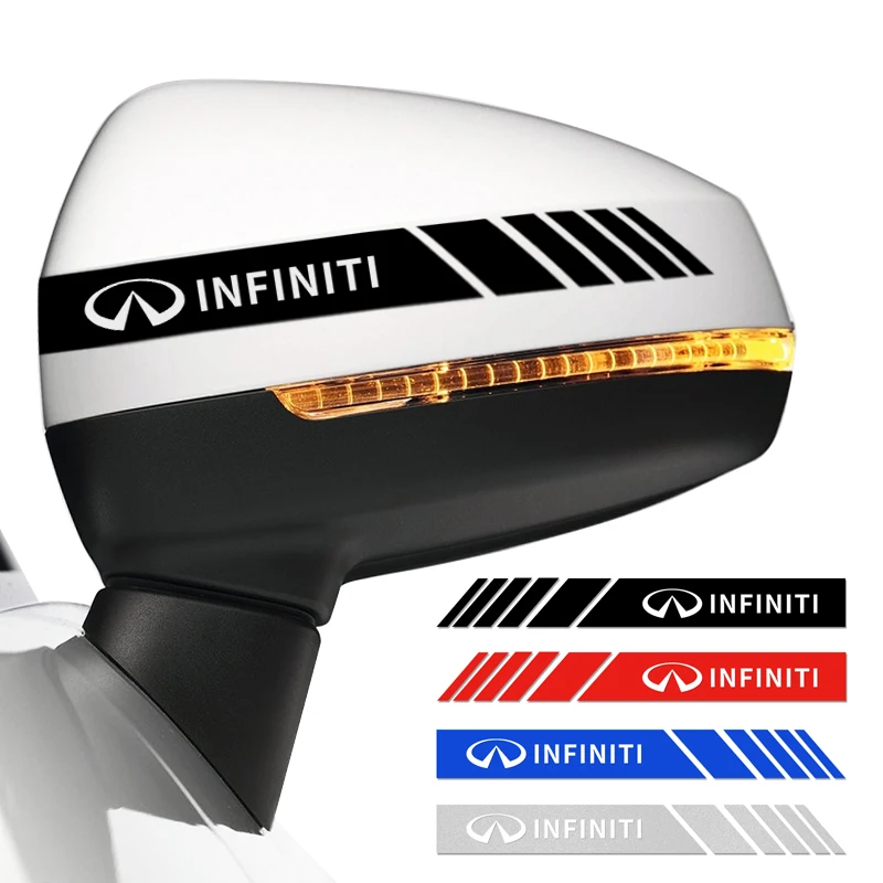 20*2 см боковая наклейка на зеркало заднего вида автомобиля полосатая аксессуары