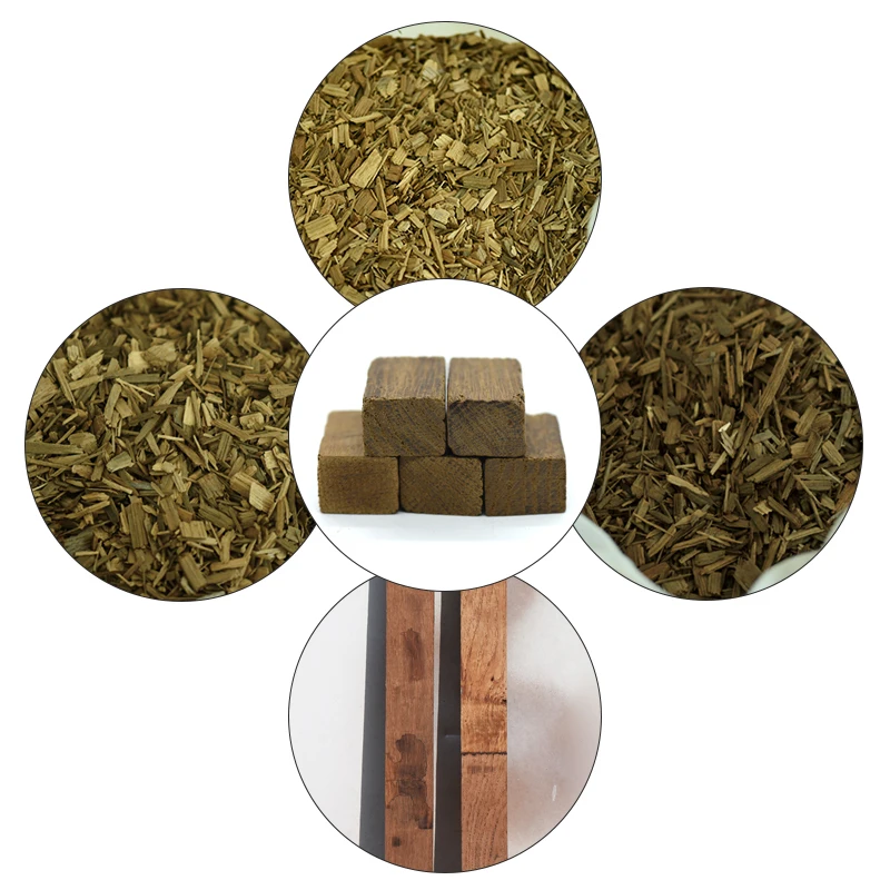 

Продукт из французского дуба, упаковка дрожжей, Упаковка для продуктов для виски, посылка для ускорения старения, упаковка ингредиентов вис...