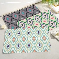 abstract retro pattern carpets rugs for home bath living room floor stair kitchen hallway non slip cat dog pet gamer