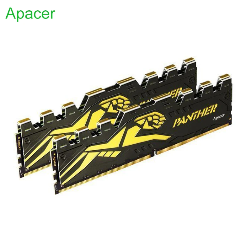 Память Apacer PANTHER ОЗУ ddr4 8 ГБ 16 2666 МГц 3000 288pin высокопроизводительная от перегрузки