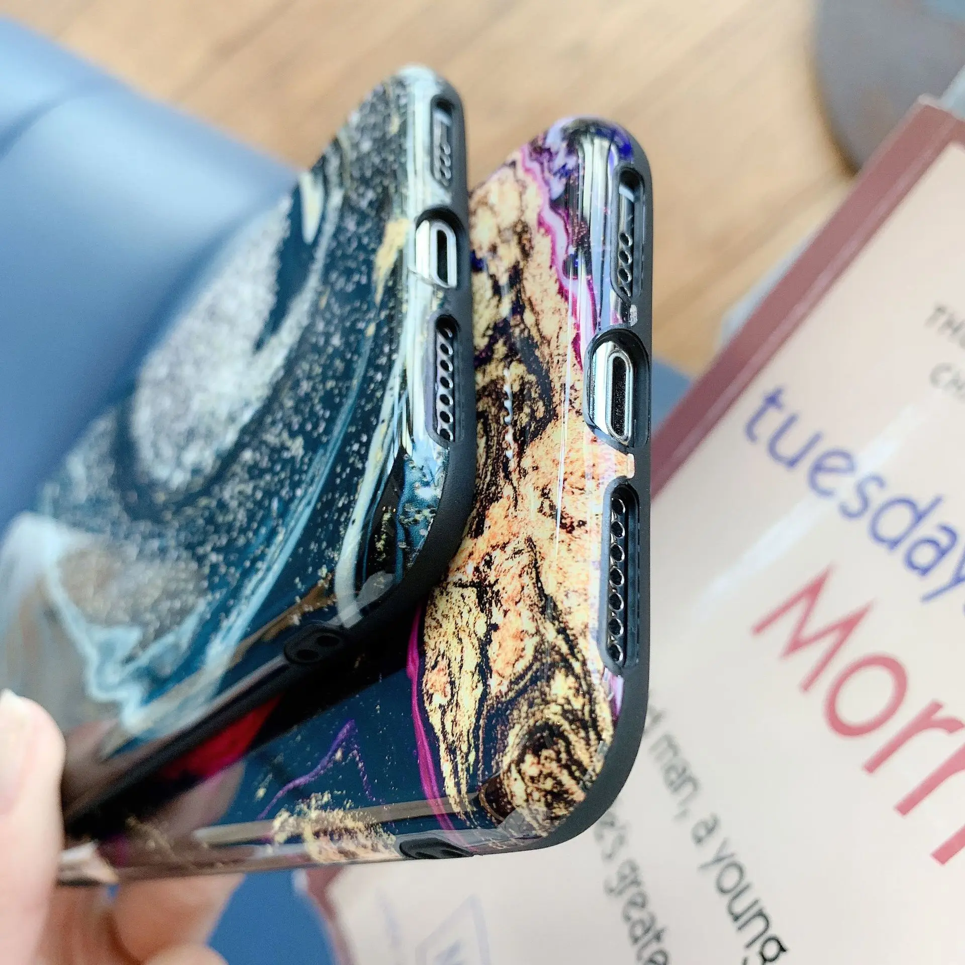 

Marble-Line Phone Shell Iphone Xs Max Case Iphone 7 plus Phone Case