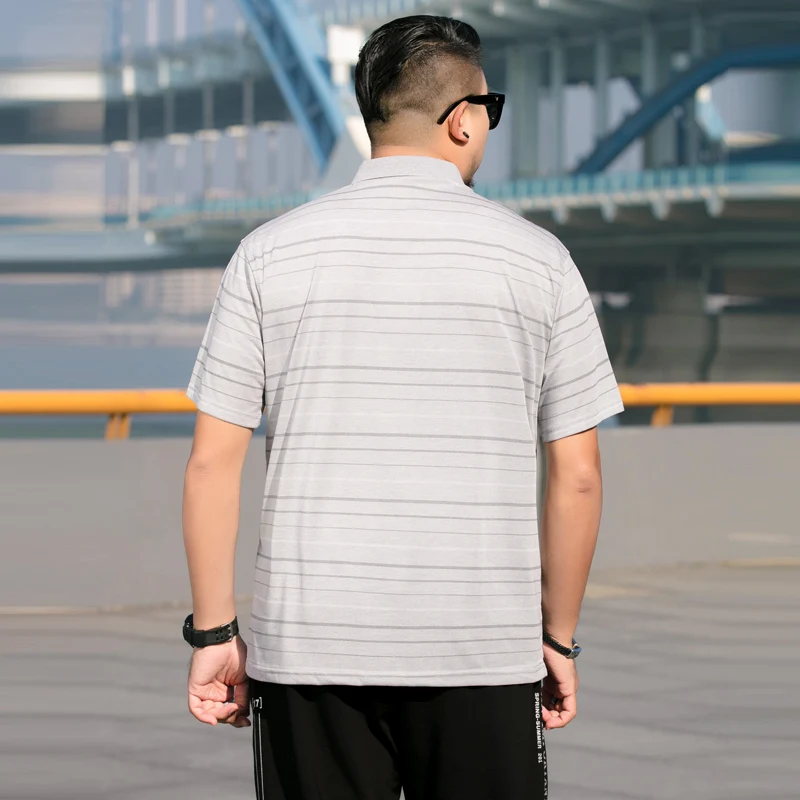 Плюс размер 8XL 7XL 6XL 5XL повседневный дизайн бренд 95% хлопок летняя рубашка поло с