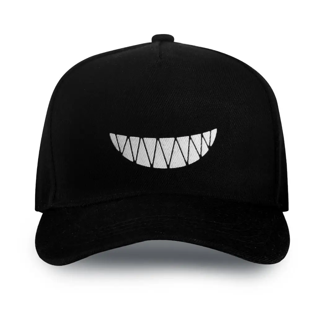 Черная флуоресцентная бейсбольная кепка Tusk Snapback подарок на Хэллоуин