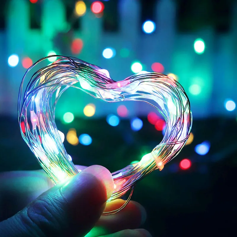 20 светодиодный s гирлянды серебристый светильники в форме винных бутылок Батарея