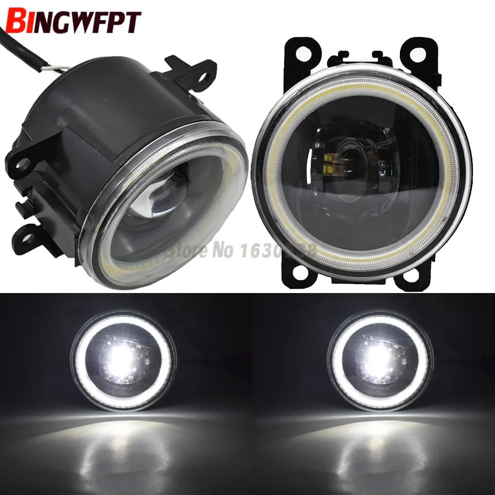 Автостайлинг 90 мм круглсветодиодный Противотуманные фары DRL для Renault Koleos HY 2008 2015