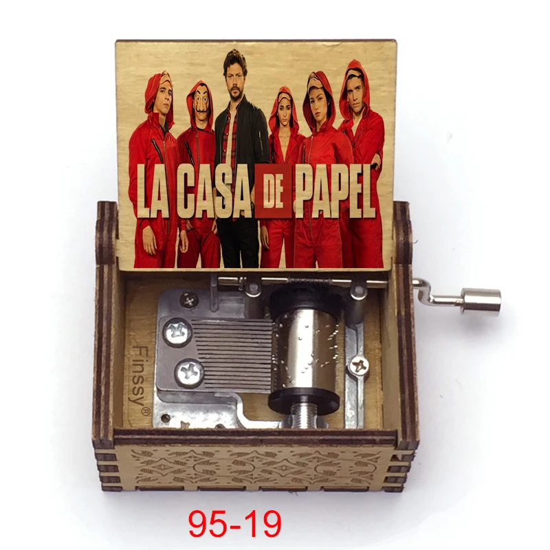 Музыкальная шкатулка La Casa De Papel Season 3 Bella Hello бумажная музыкальная для бумажного