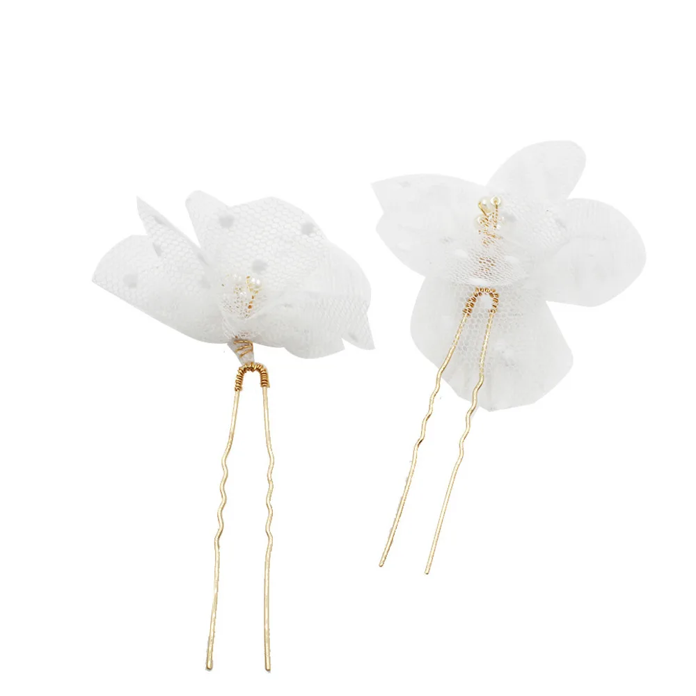 

1PC White Wedding Headdress Starry Dried Flower Hair Band Bride Flower HeadBand Wedding Accessories for Women Fashion Jewelry