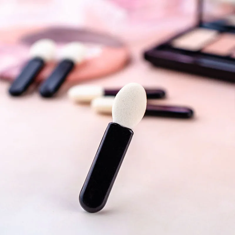 10Pcs Single-end Sponge Nail Powder Puff Brush Eyeshadow Stick Makeup Manicure Nail Art Tool