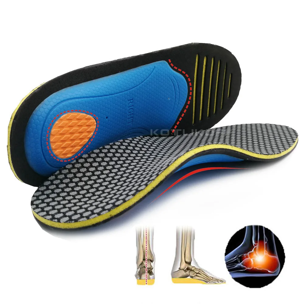 EVA Orthopedic Insoles For FlatFoot Arch Support Shoes Insert Pad Orthotics Shoes Insoles For Shoes Woman Men plantar fasciitis
