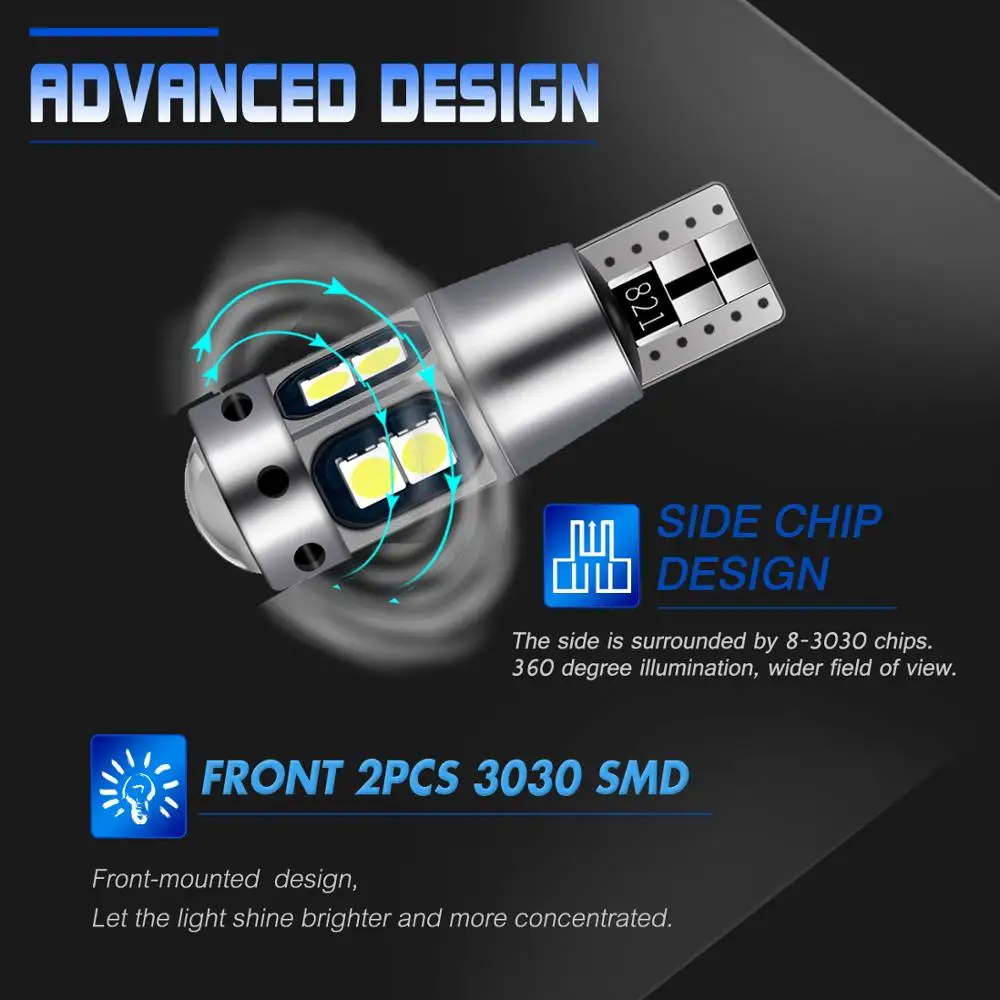 Светодиодная лампа CANBUS 3030SMD для чтения автомобиля 2 шт.|Сигнальная лампа| |