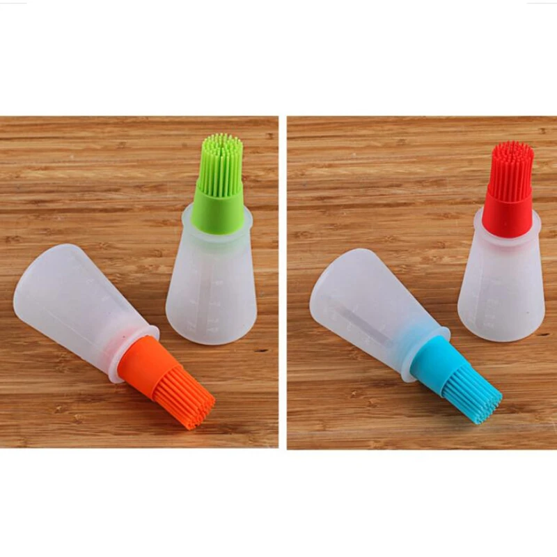 Силиконовая кухонная щетка для масла готовки выпечки бутылки Нетоксичная