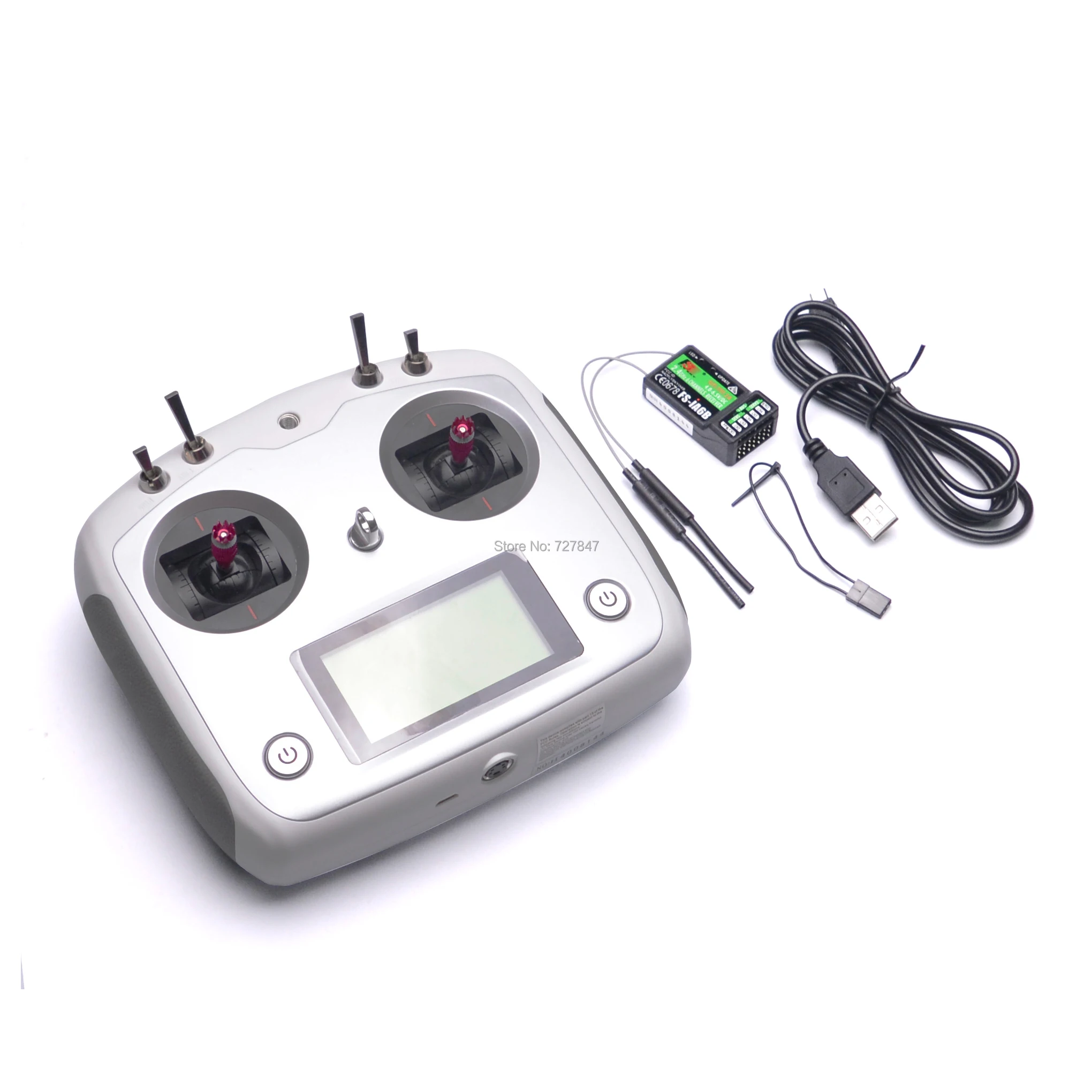 Радиоуправляемый передатчик Fly sky Flysky 2 4G 10ch с приемником FS iA6B для
