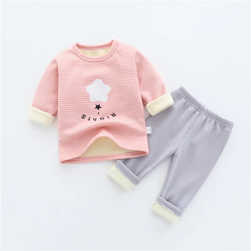 Одежда для маленьких девочек детские пижамы Осенняя Домашняя одежда 2020 комплект