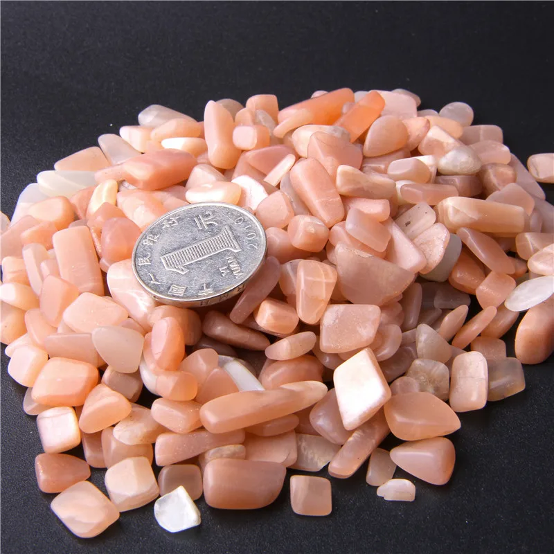 

Natural Rough Irregular Sunstone No Hole Gravel Stone Chips Nugget For Home Graden Fish tank Decor