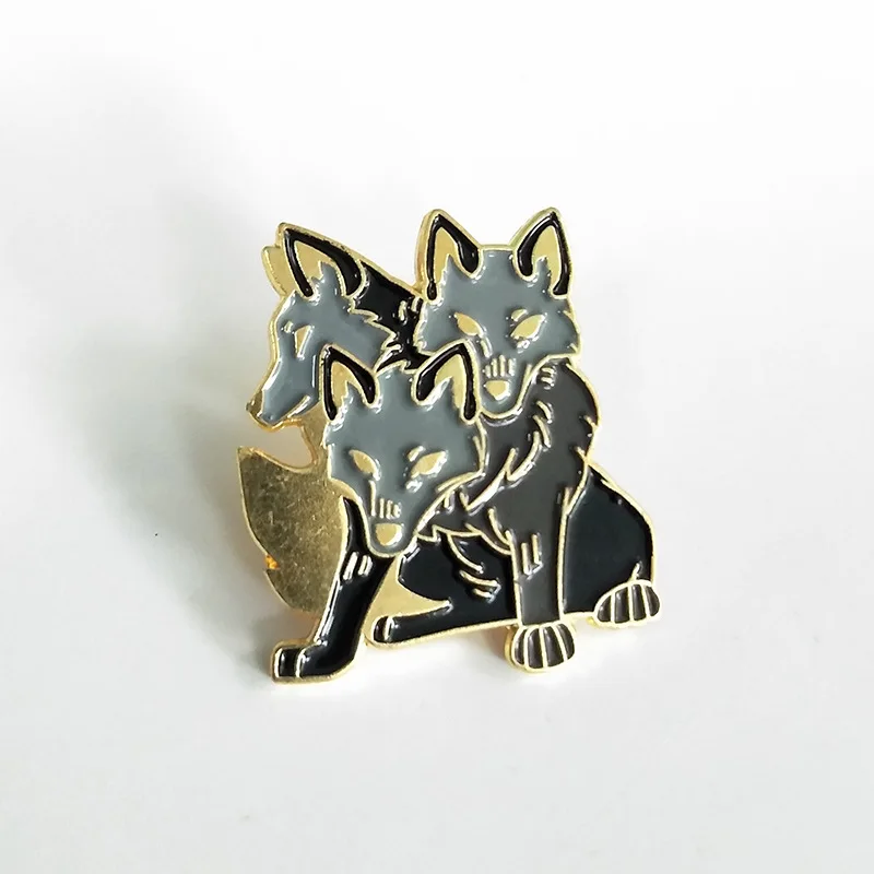Броши Cerberus с древней греческой мифологией значки металлическая кнопка жесткие