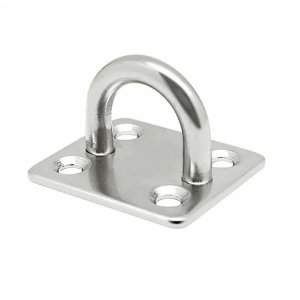 

Boats Eye Plate 304 Stainless Steel 4 Hole 4pcs/Set Hardware Staple Hooks