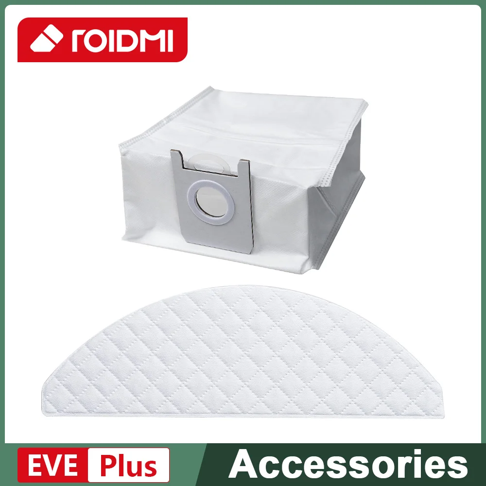 

Оригинальные аксессуары для пылесосов ROIDMI EVE Plus, мешки для пыли, одноразовые салфетки, детали