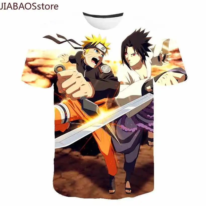 

Summer 2020 Short-sleeved Ninja 3D Printed Anime Designed T-shirt Fashion Novelty Style Cool Men and Women T-shirt Anime S-6XL
