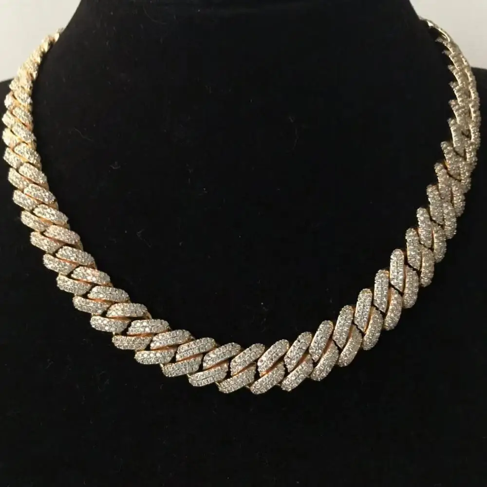 Кубинская звеньевая цепочка ювелирное изделие в стиле хип хоп|Цепочки| |