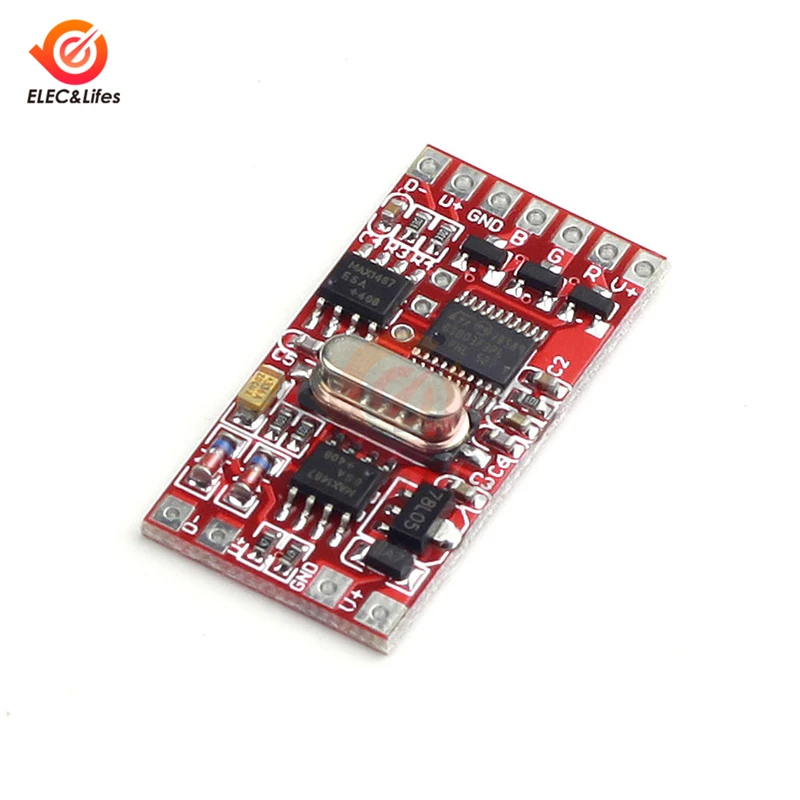 72 Вт 144 Вт 3 канала 6A 12A DMX512 декодер доска кодирующий модуль контроллер для RGB светодиодный свет сцены точечные светильники DC12-24V