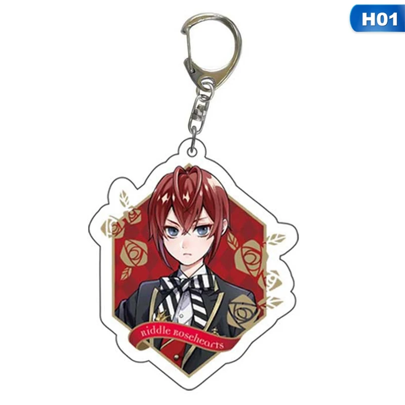 Двусторонние акриловые игрушки брелоки аниме аксессуары для косплея скрученные