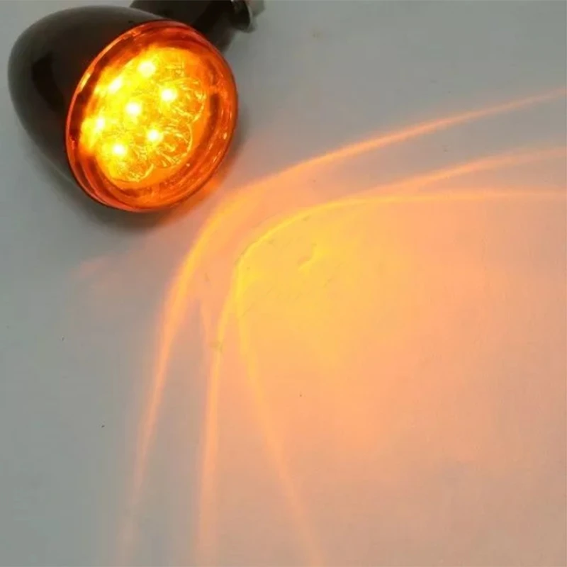 

Rear Amber Turn Signals Lights Light for Sportster XL 883 1200 1992