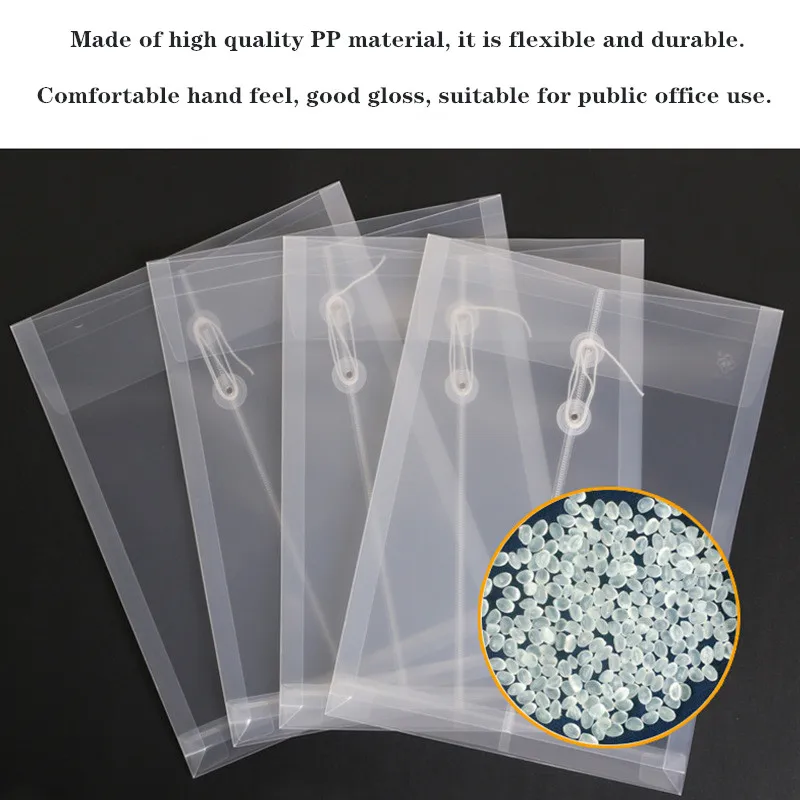 А4 прозрачная бумажная папка для документов канцелярская школьная офисная сумка