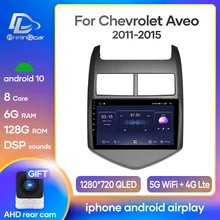 Prelingcar For Chevrolet Aveo 2 Андроид 10 автомагнитола нет магнитола din DVD для