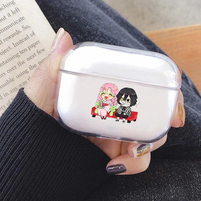 Чехол Mitsuri Kanroji Demon Slayer ТПУ чехол для AirPods Pro Bluetooth Air Pods Наушники аксессуары кожа |